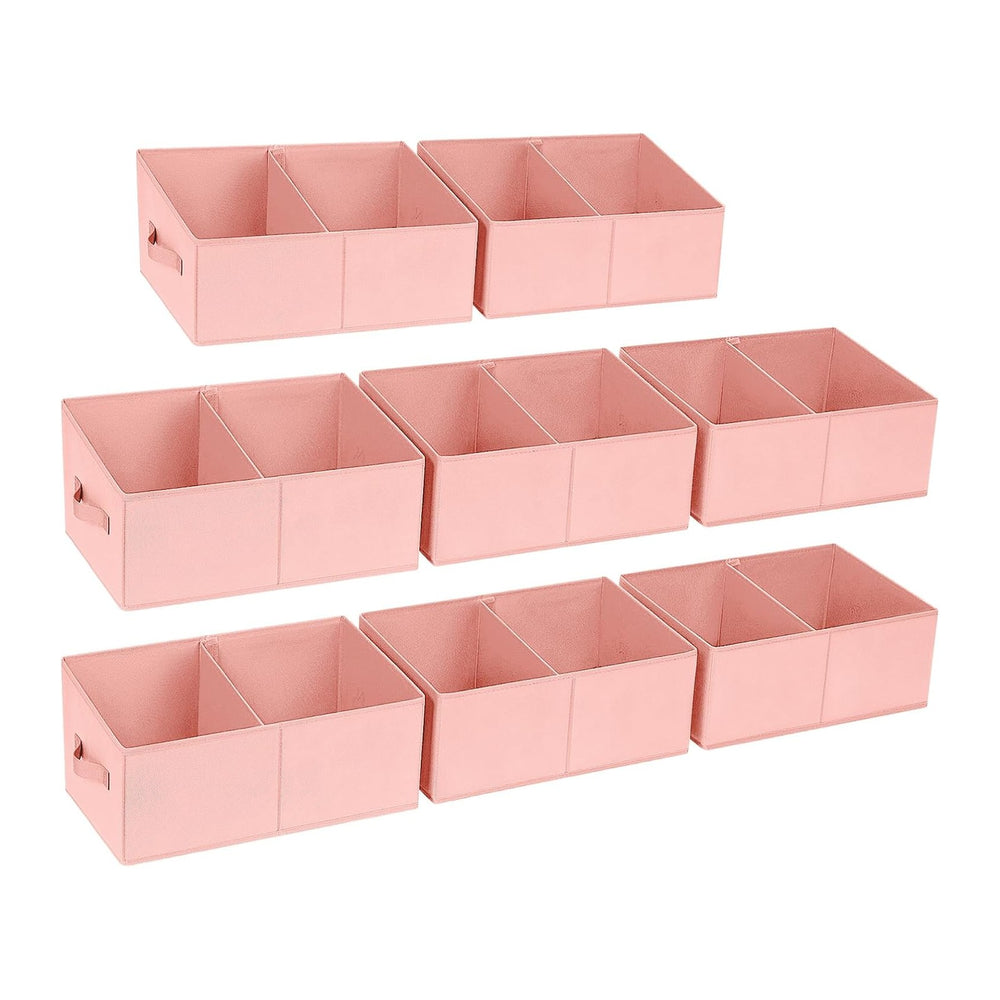 DIMJ Large Closet Shelf Organizer Bins 8 Packs