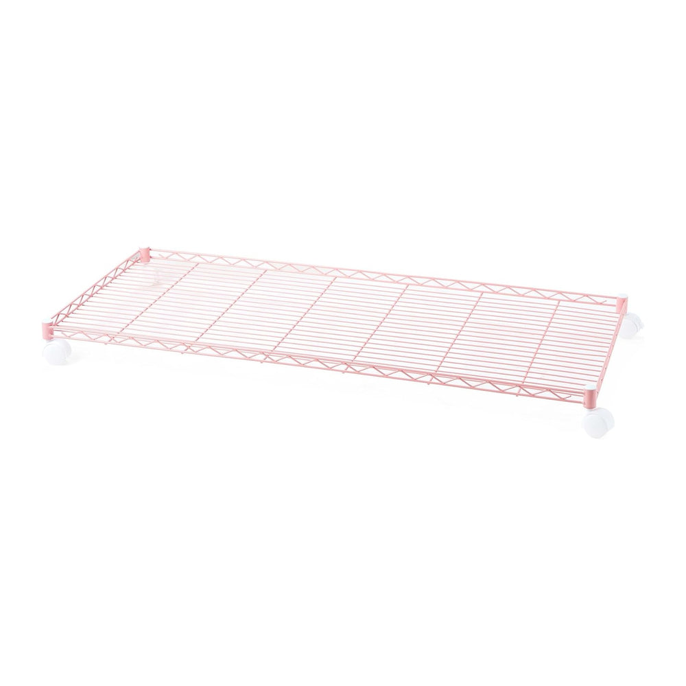 DormCo Suprima® Rolling Underbed Storage Shelf - Pink