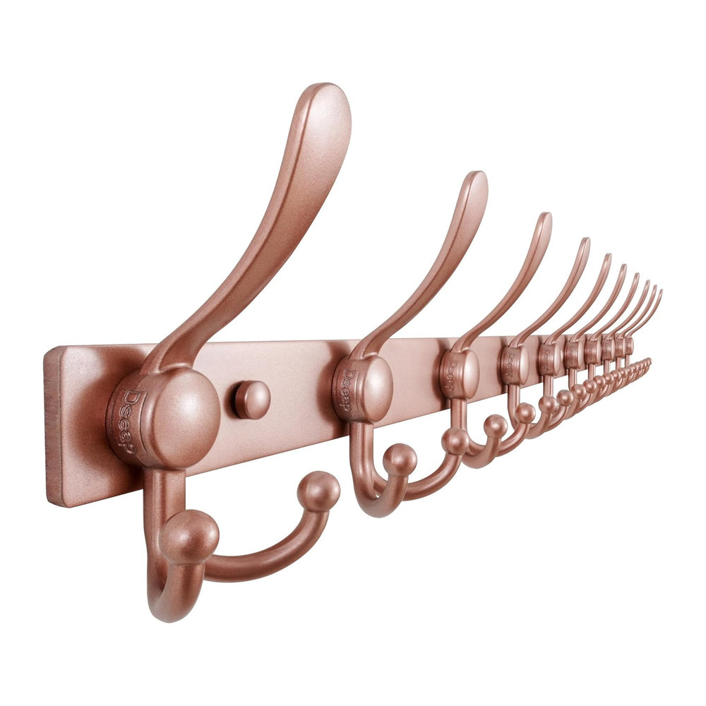 Dseap Coat Rack Wall Mount 37 Inch, Heavy Duty 12-Gauge Base vs Flimsy 1mm, D...