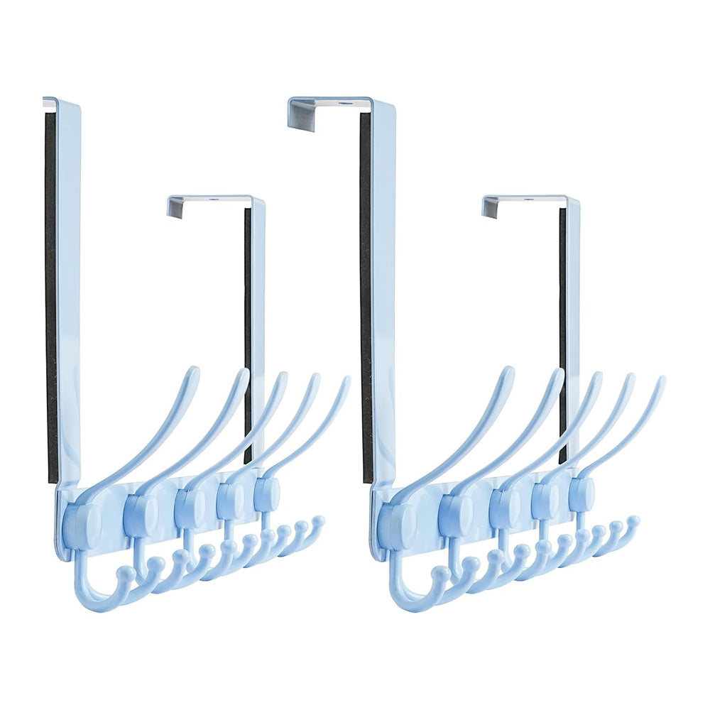 Dseap Over The Door Hook Hanger - Fits 1 3/8" to 1 3/4" Standard Do...