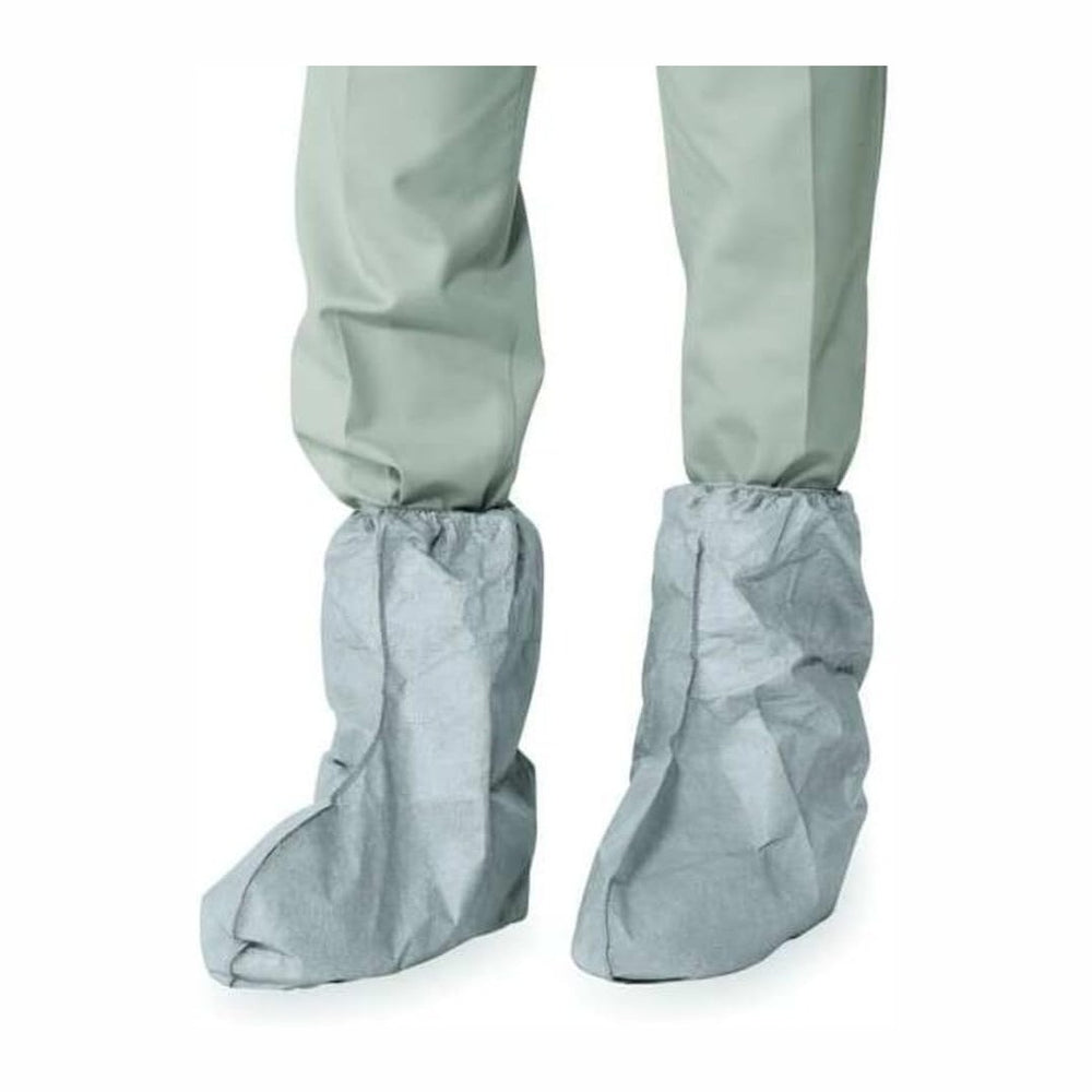 DuPont Tyvek 400 TY454S 18-Inch High Boot Cover with Tyvek FC Skid-Resistant ...
