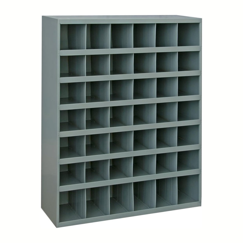 Durham 360-95 Gray Cold Rolled Steel 42 Opening Bin with Slope Self Design, 3...