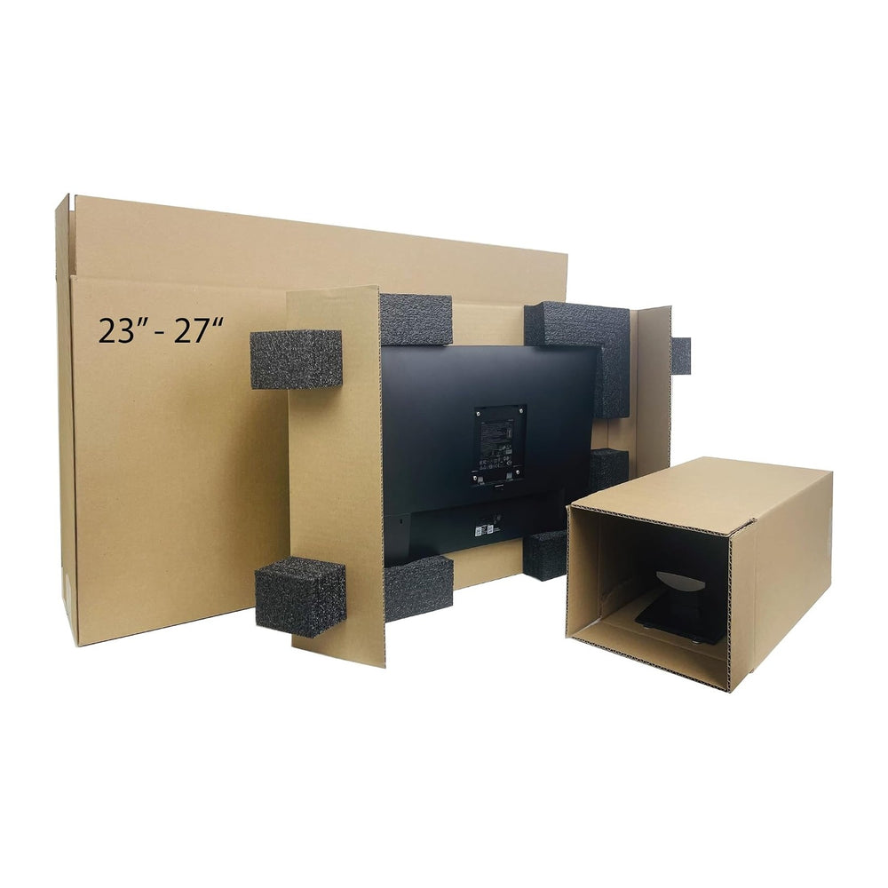 EPE USA Universal 23" - 27" Monitor TV Shipping Box, Secure and Pro...