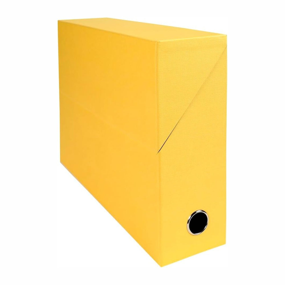EXACOMPTA - Ref 89529E - 5 x transfer boxes made of canvas paper - 90 mm spin...