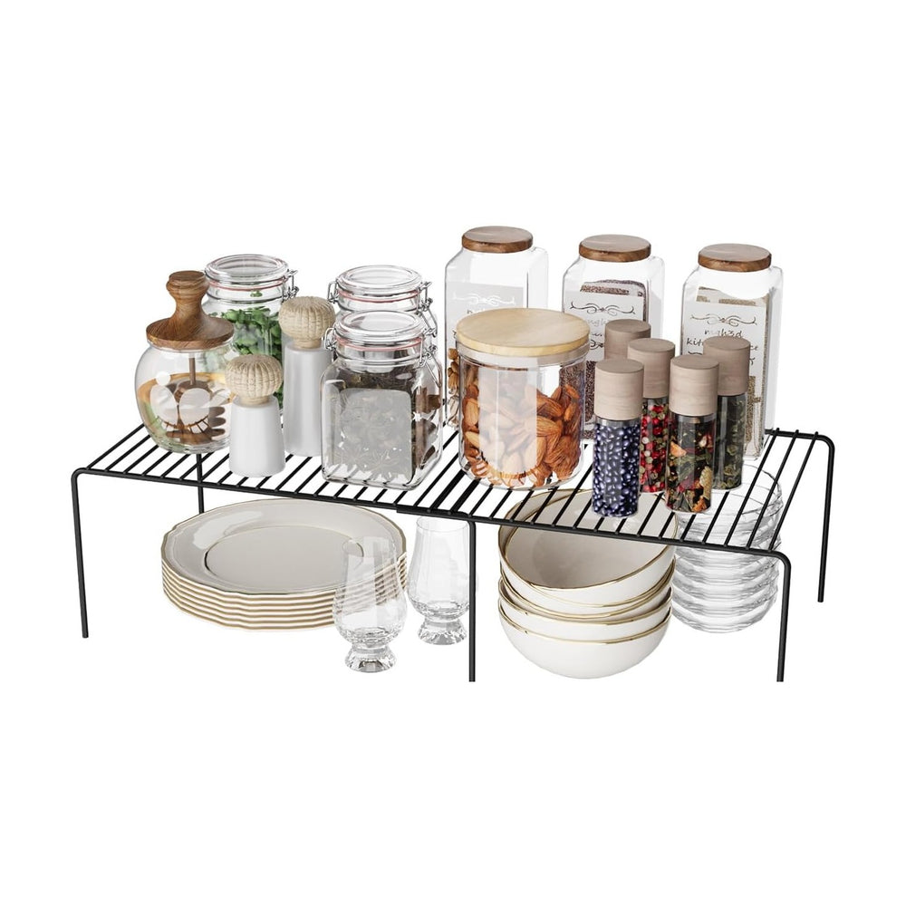 Expandable Storage Shelf, Pantry Organizers and Storage, Adjustable Rustproof