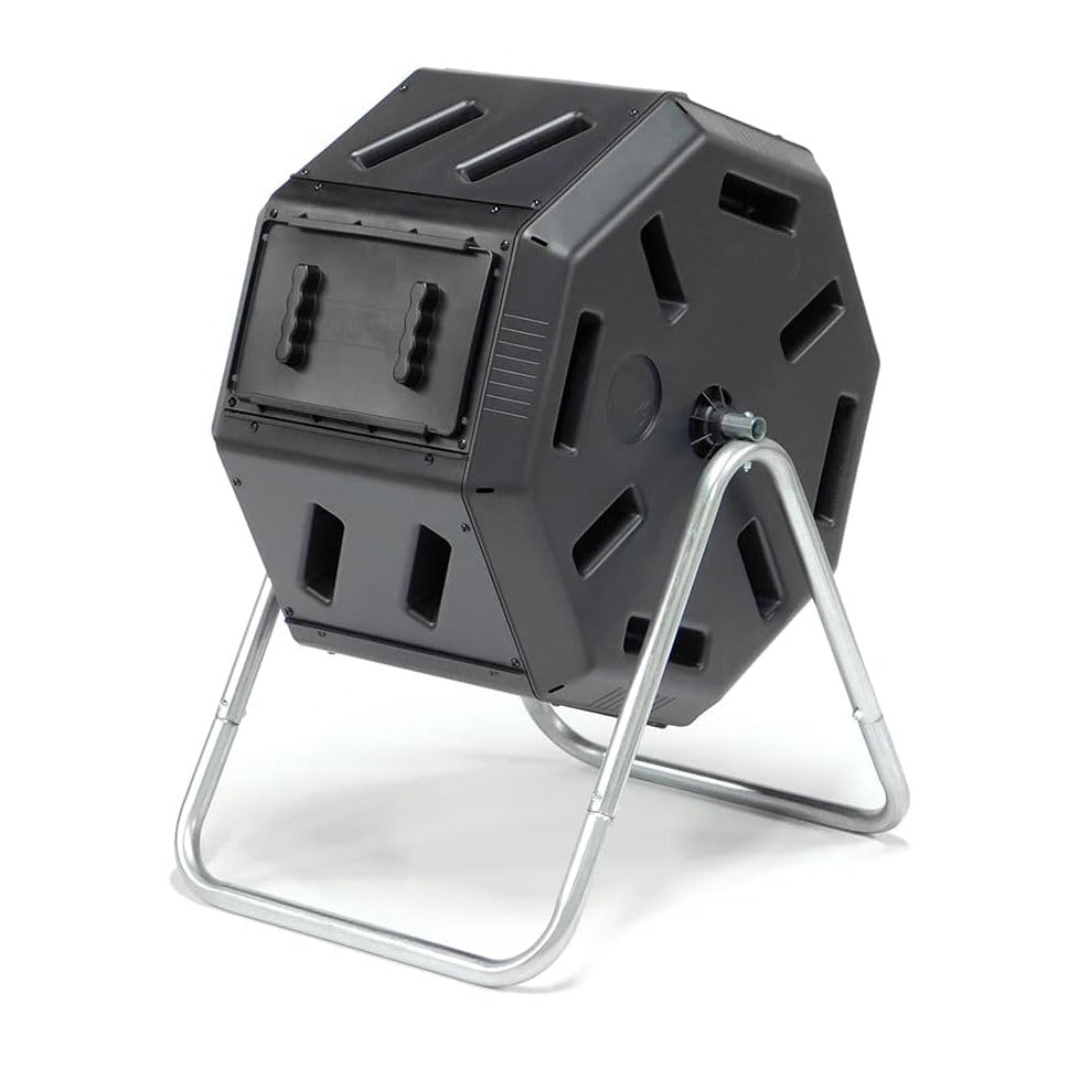 FCMP Outdoor IM2000 Tumbling Composter Canadian-Made, 100% Recycled Resin - O...