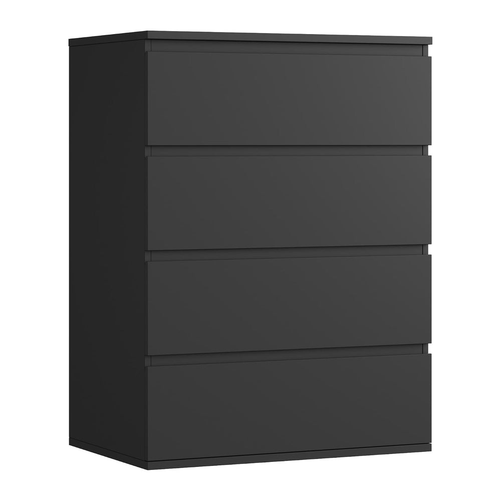 FOTOSOK Black Dresser, Dresser for Bedroom, Small Dresser Chest of Drawers