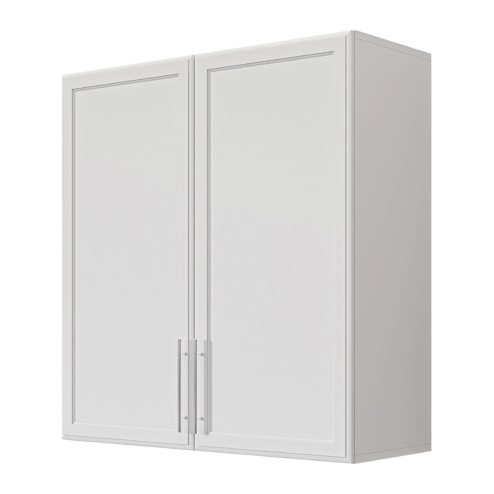 Furnaza 30" W White Wall cabinets for Laundry Room with Adjustable Shelf