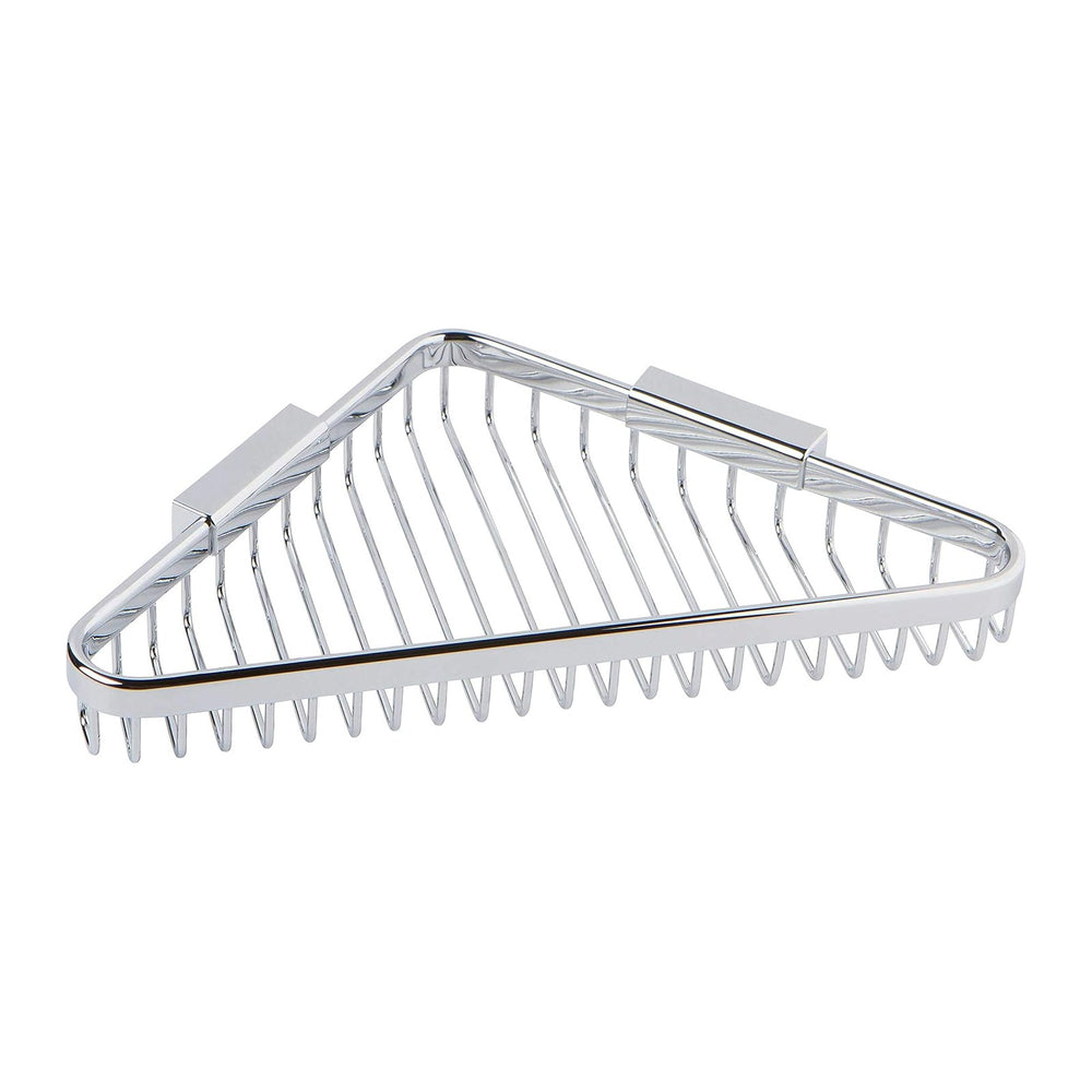 Ginger 554G/PC Hotelier 9" Corner Basket, Polished Chrome