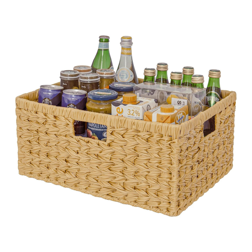 GRANNY SAYS Extra Large Wicker Baskets with Handles, Woven Baskets, 1-Pack