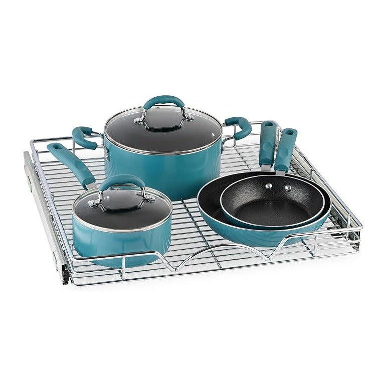 HOLDN’ STORAGE Pull Out Cabinet Organizer, Heavy Duty Caddy w/Lifetime Limited