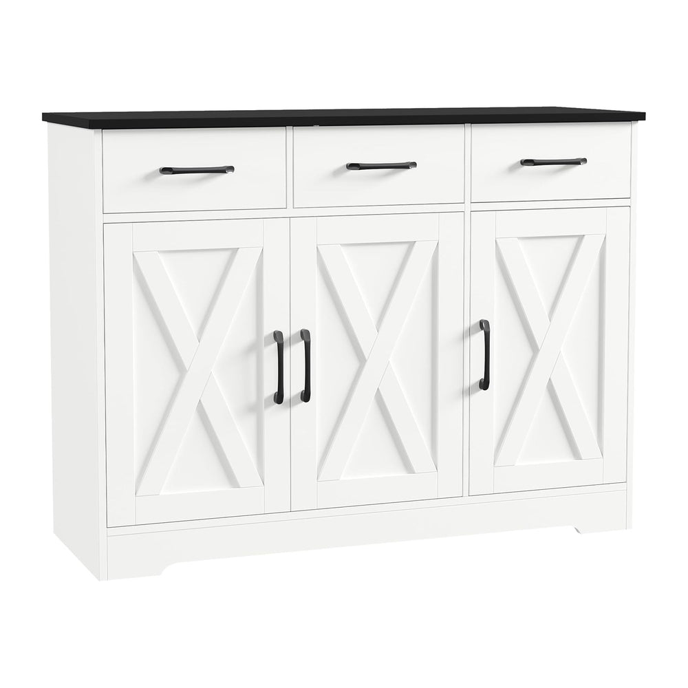 HOSTACK Kitchen Buffet Cabinet with Storage, Sideboard Coffee Bar