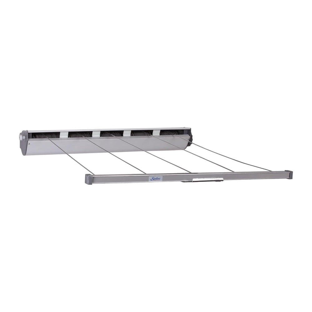 Household Essentials Steel and Aluminum 5‑Line Retractable Wall‑Mounted Dryer...