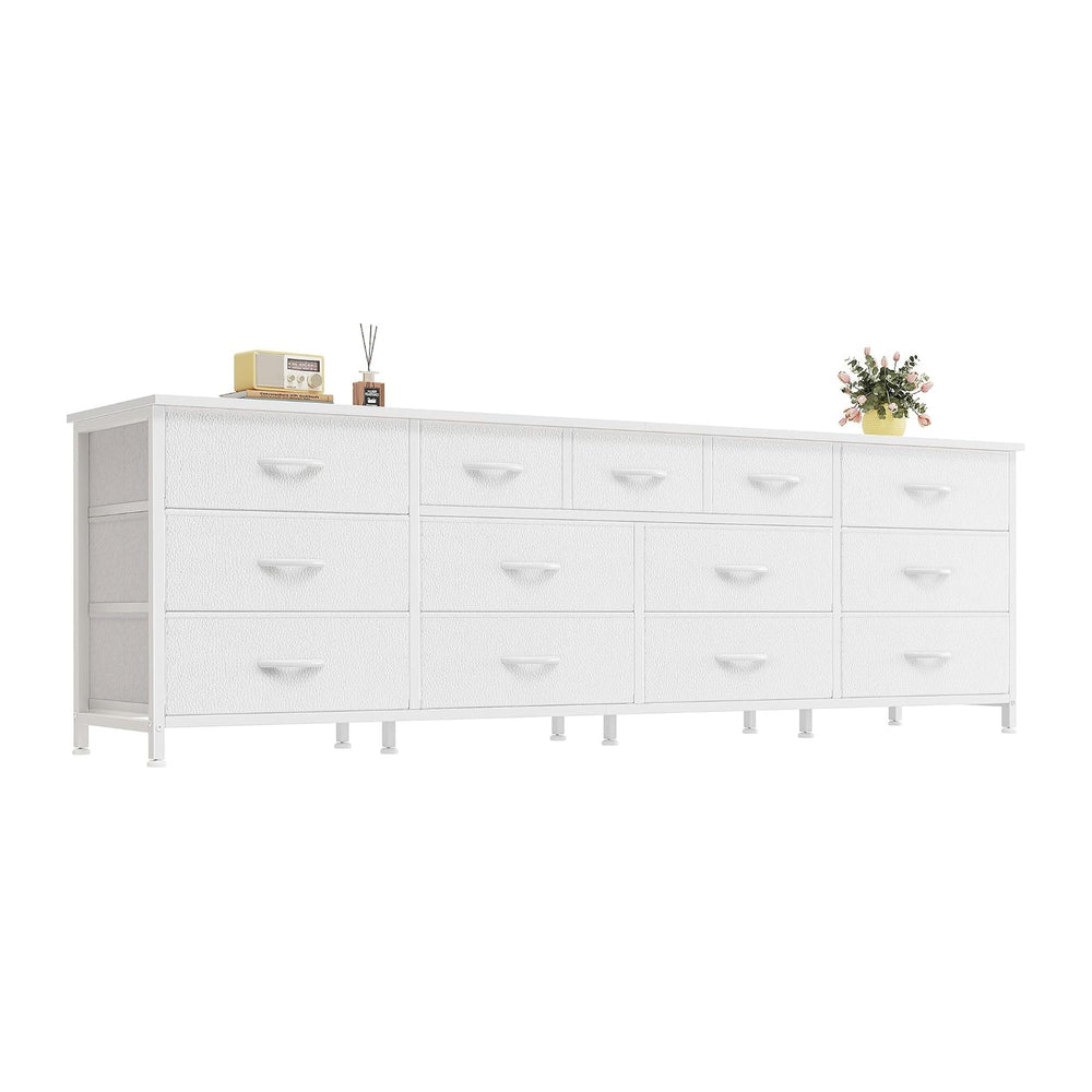 Huuger 70 Inch Long Dresser for Bedroom, TV Stand for 65, 75, 80 Inch TV