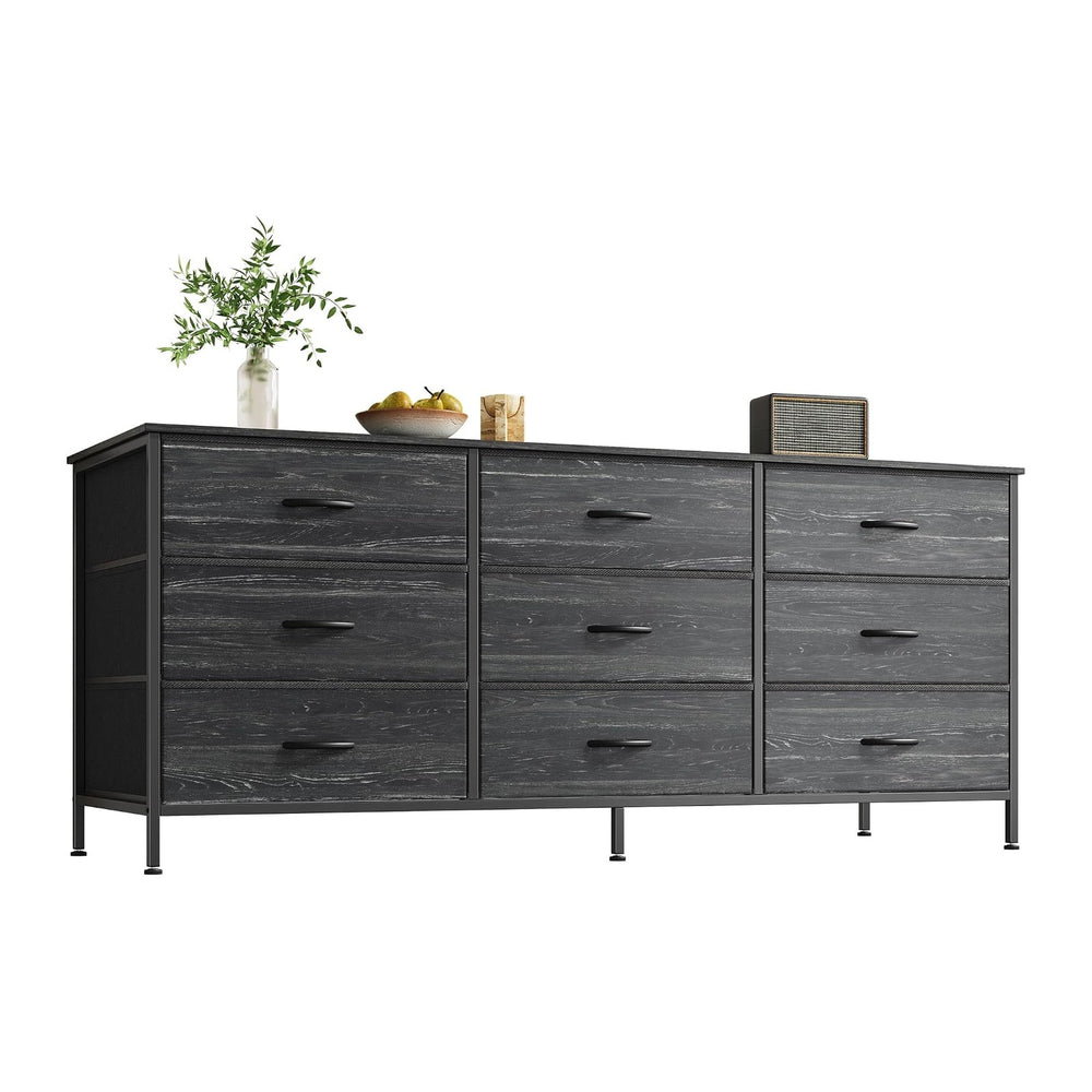 Huuger Long Dresser for Bedroom, 55 Inch TV Stand for 55, 60 Inch TV, Enterta...