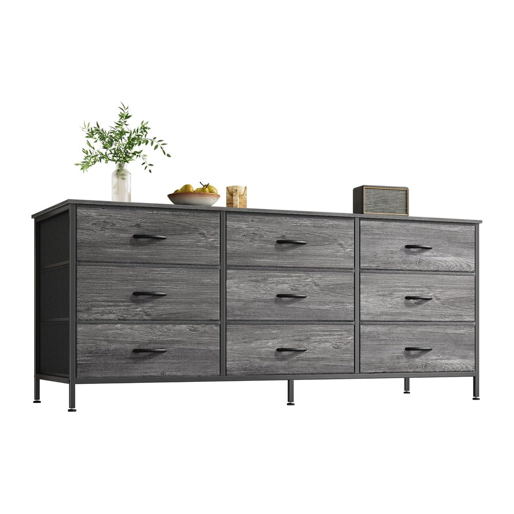 Huuger Long Dresser for Bedroom, 55 Inch TV Stand for 55, 60 Inch TV, Enterta...