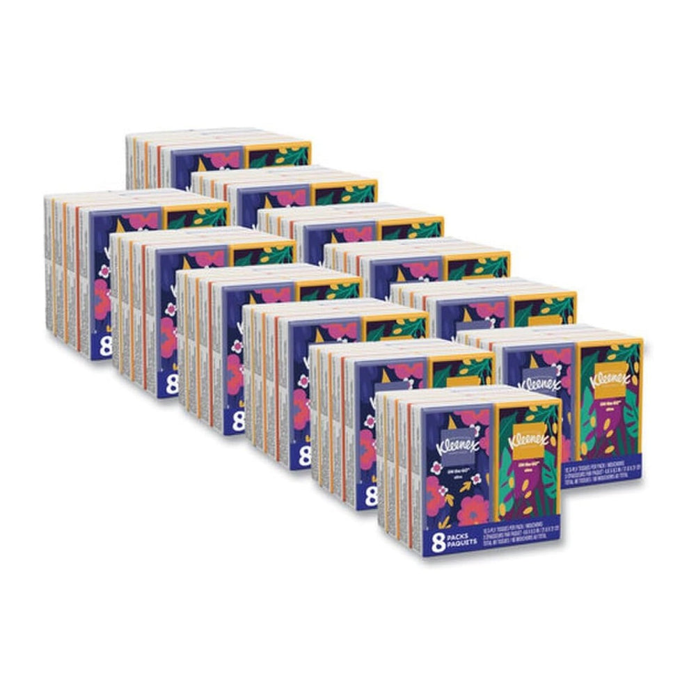 Kleenex KCC46651 On The Go Packs Facial Tissues, 12 Pack Case