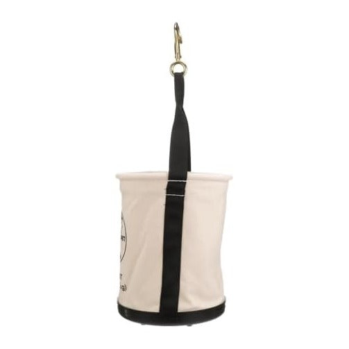 Klein Tools 5109SLR Canvas Bucket, All-Purpose Tool Bucket with Plastic Botto...