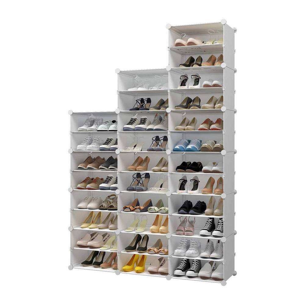 KOUSI 60-Pairs Shoe Organizer Shoe Rack Shoe Tower Storage Cabinet Storage Or...