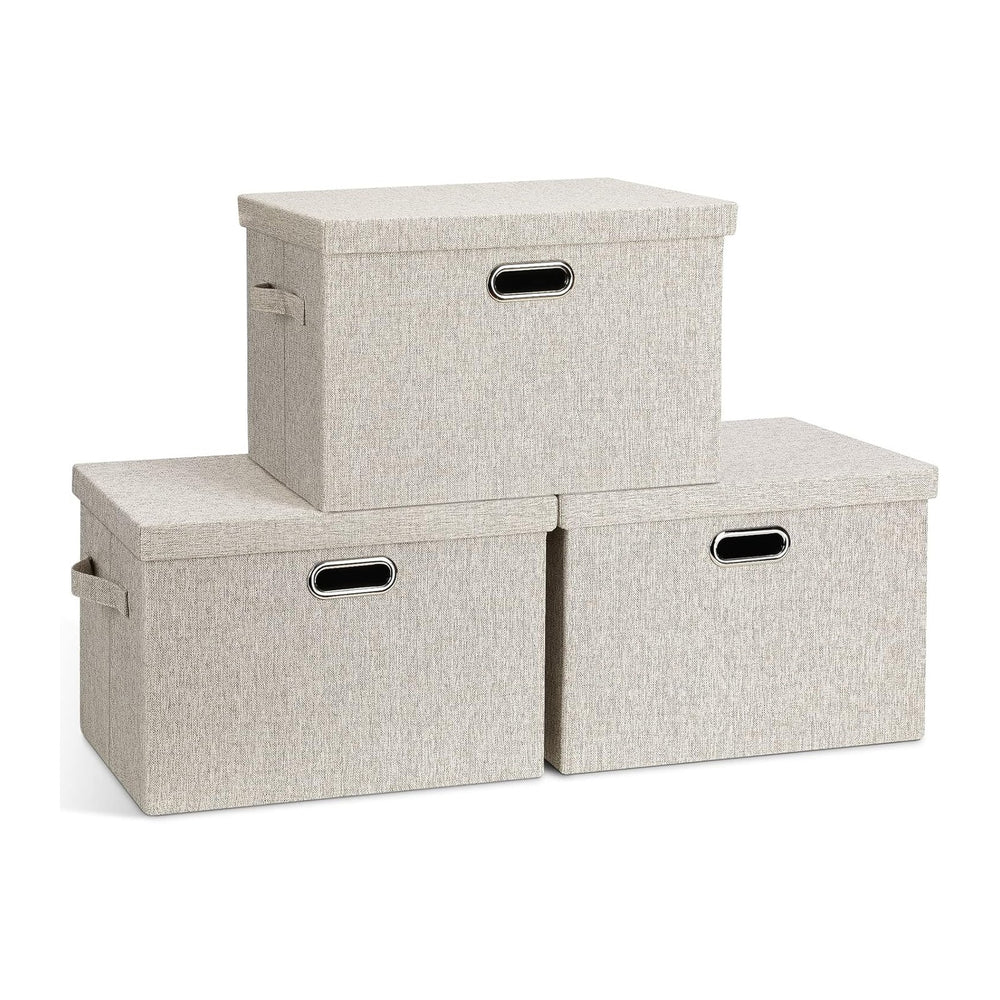Large Quart Collapsible Stackable Storage Bins