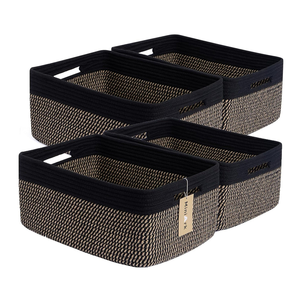 Large Storage Baskets for Organizing, Closet Shelf Baskets for Clothes Blanket
