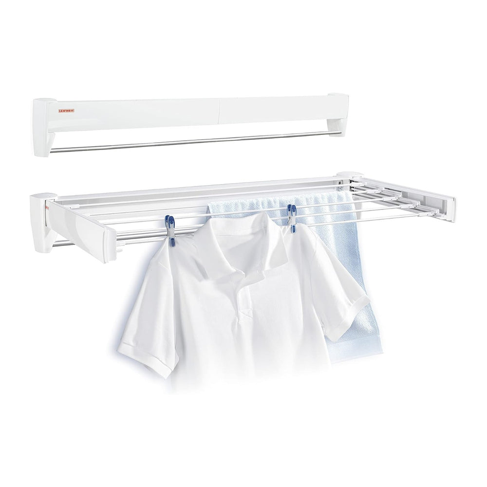 Leifheit Wall Dryer Telegant 36 Protect Plus, Space Saving Wall Mounted Cloth...