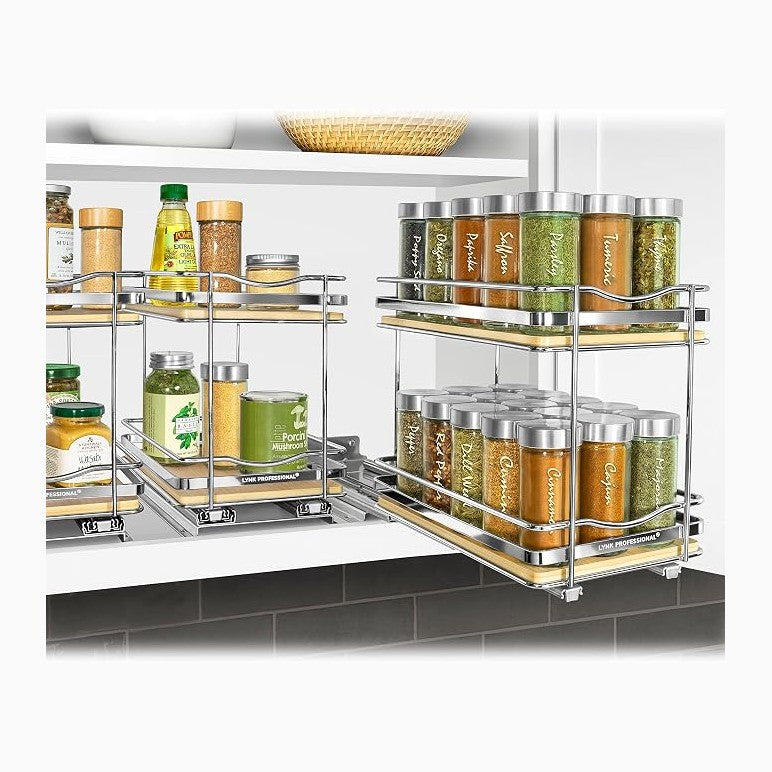 LYNK PROFESSIONAL® Élite™ Pull Out Spice Rack Organizer