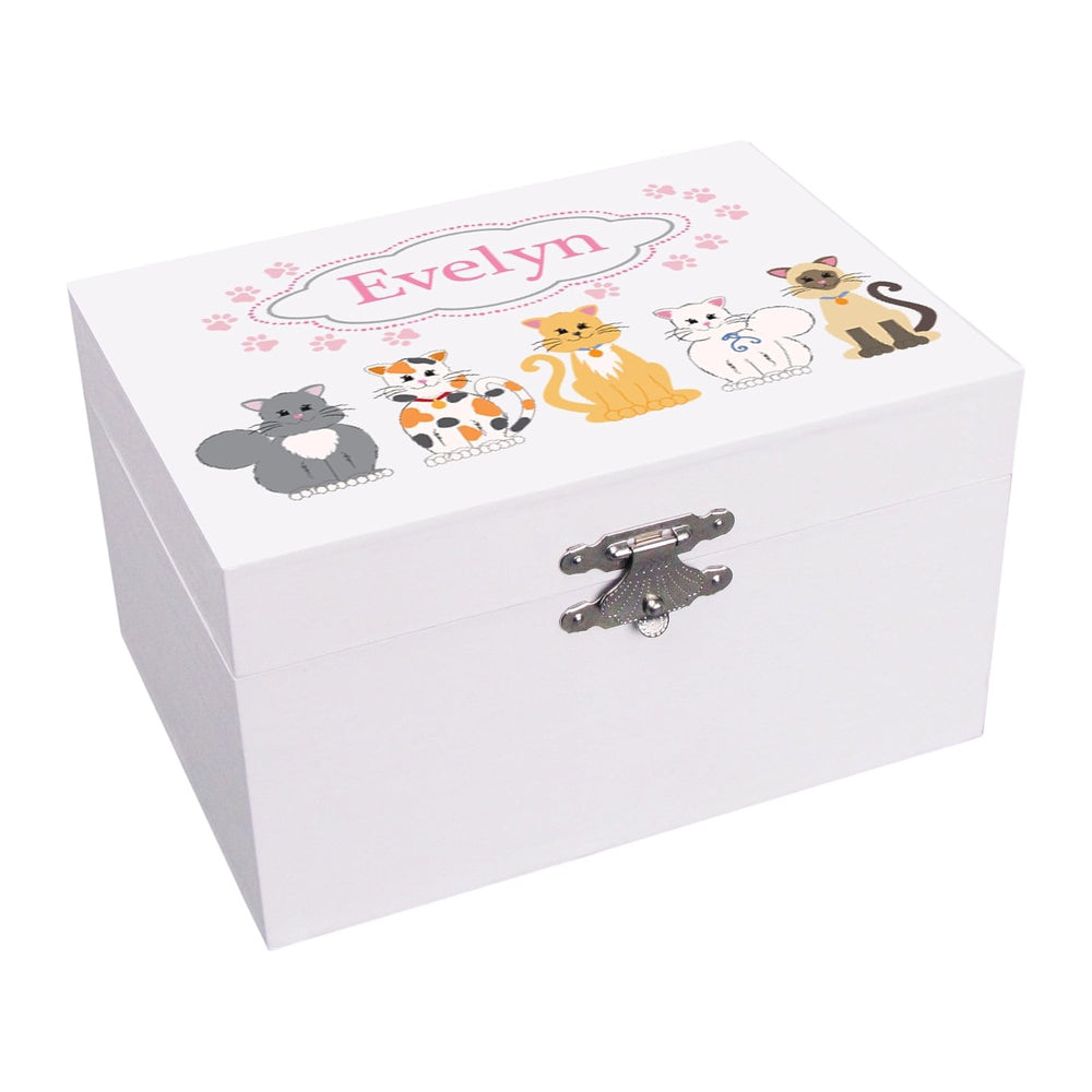 My Bambino Personalized Girls Jewelry Box | Elephant Ballerina Jewelry Box (P...