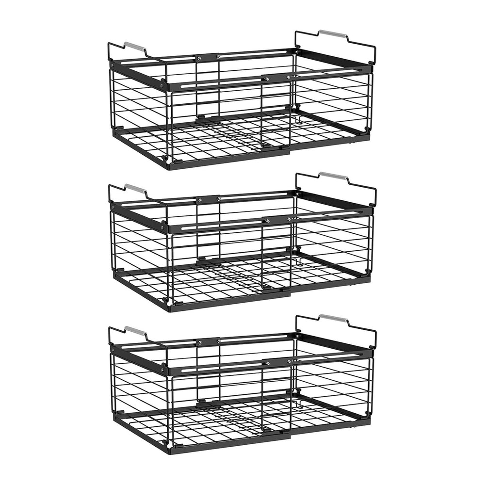 NADAMOO Expandable Chest Freezer Organizer, Stackable Wire Baskets