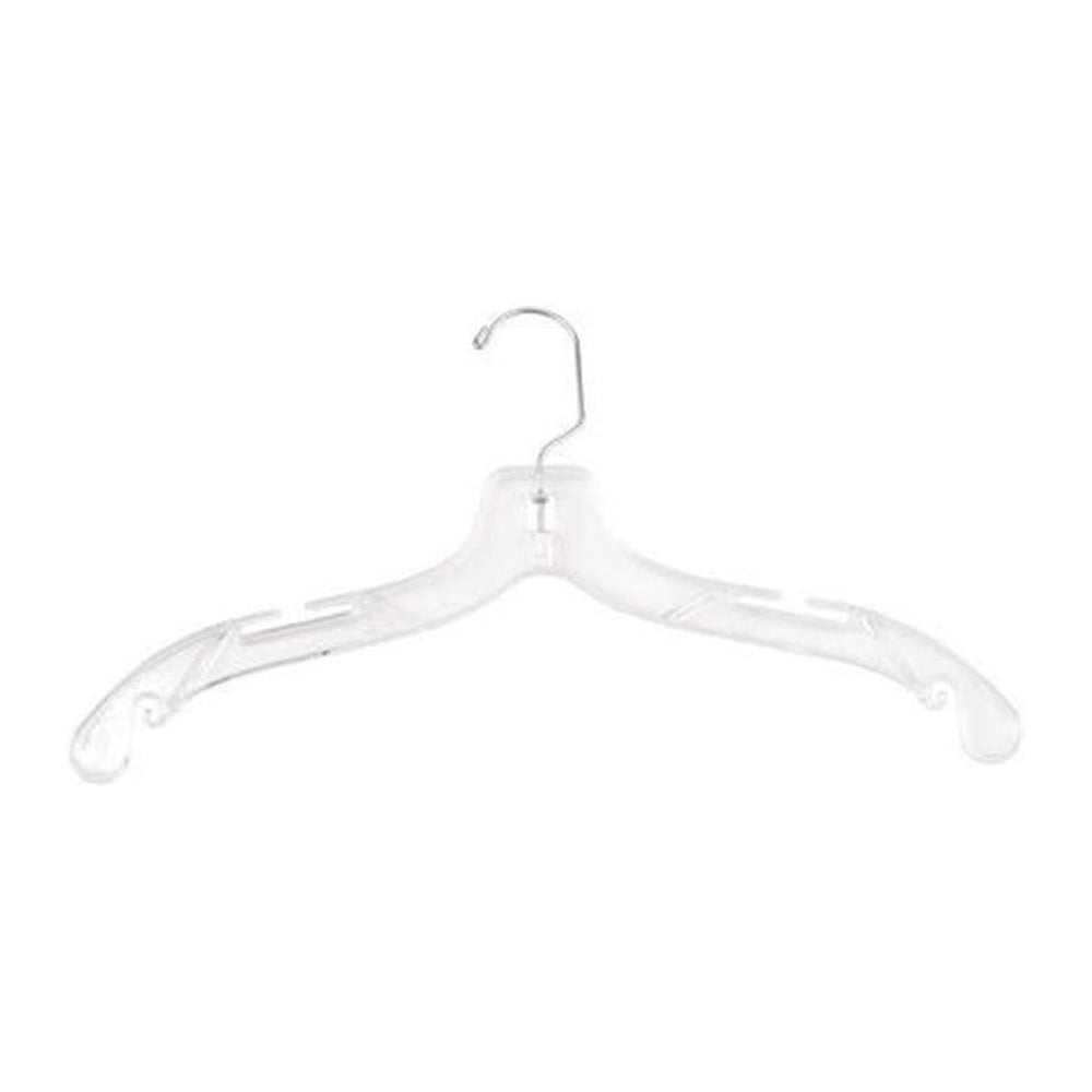 NAHANCO 500WW Plastic Shirt/Dress Hanger with Swivel Chrome Hook with Washer,...