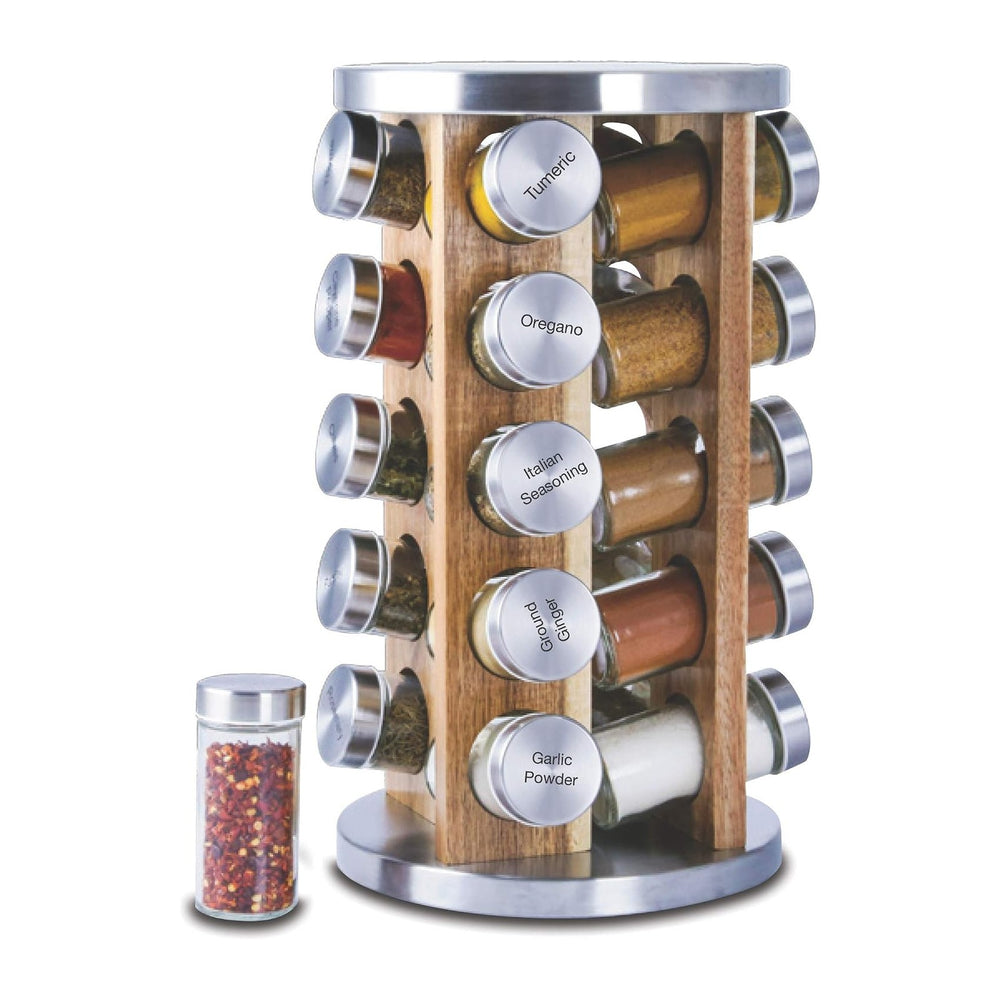 Orii 20 Jar Spice Rack with Spices Included