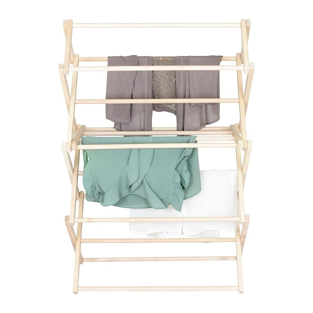 Pennsylvania Woodworks Clothes Drying Rack: Solid Maple Hard Wood Laundry Rack