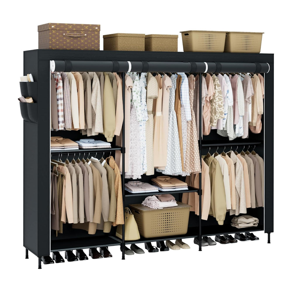 Portable Closet, 81.5 Inch Extra Large Capacity Wardrobe Closet