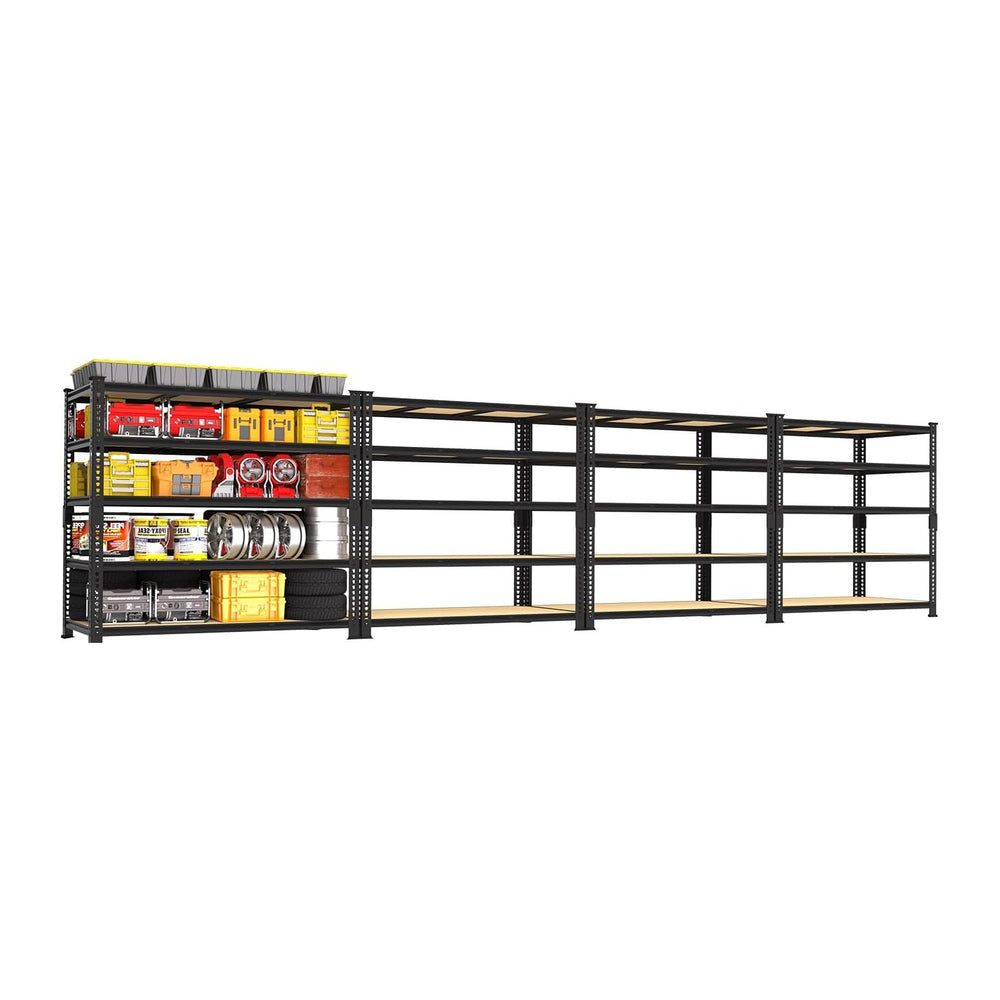 PrimeZone 3250 LBS Heavy Duty Garage Storage Shelves Adjustable Shelf, 4PCS