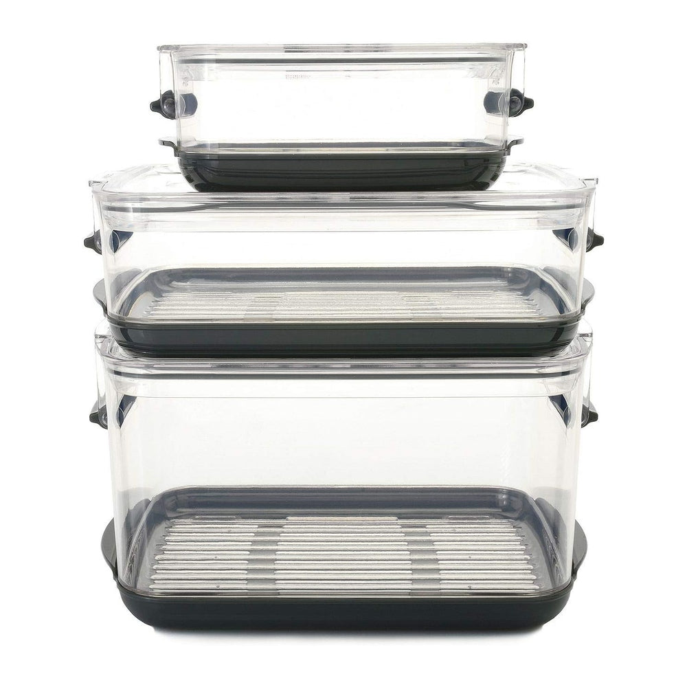 Progressive International Prepworks ProKeeper Food Storage Container Set, 3 P...