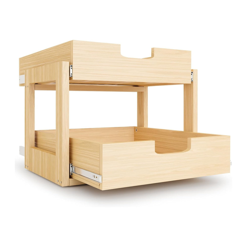 Pull Out Cabinet Organizer, 17''W×21''D×16''H Soft Cl...