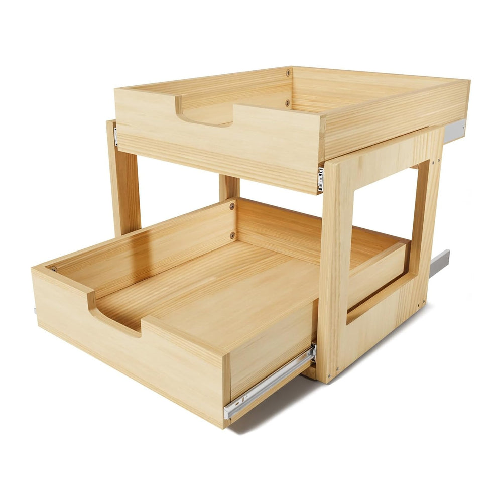 Pull Out Cabinet Organizer, 23''W×21''D Sliding Drawers for C...