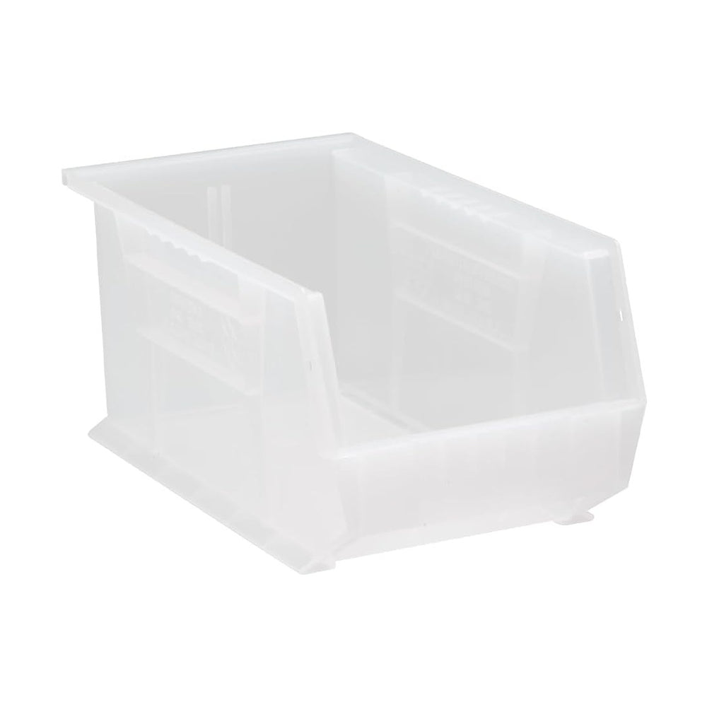 QUANTUM STORAGE SYSTEMS K-QUS240CL-3 3-Pack Stack and Hang Plastic Bin Storag...