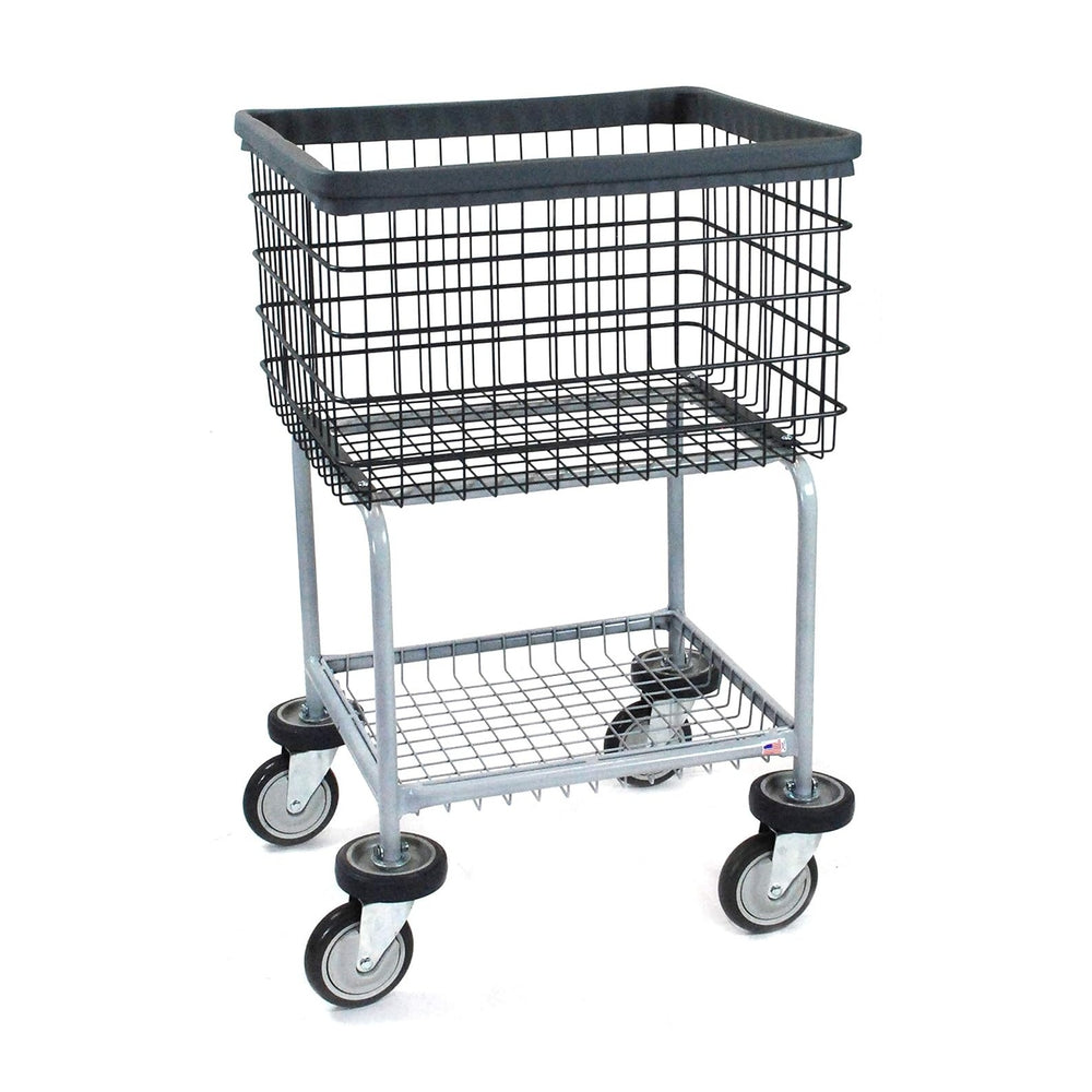 R&B Wire 300G/D7 Elevated Wire Laundry Cart, Dura-Seven™ Anti Rust Coatin...