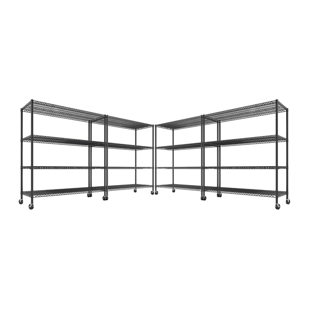 REIBII 55.5''W Heavy Duty Metal Shelves