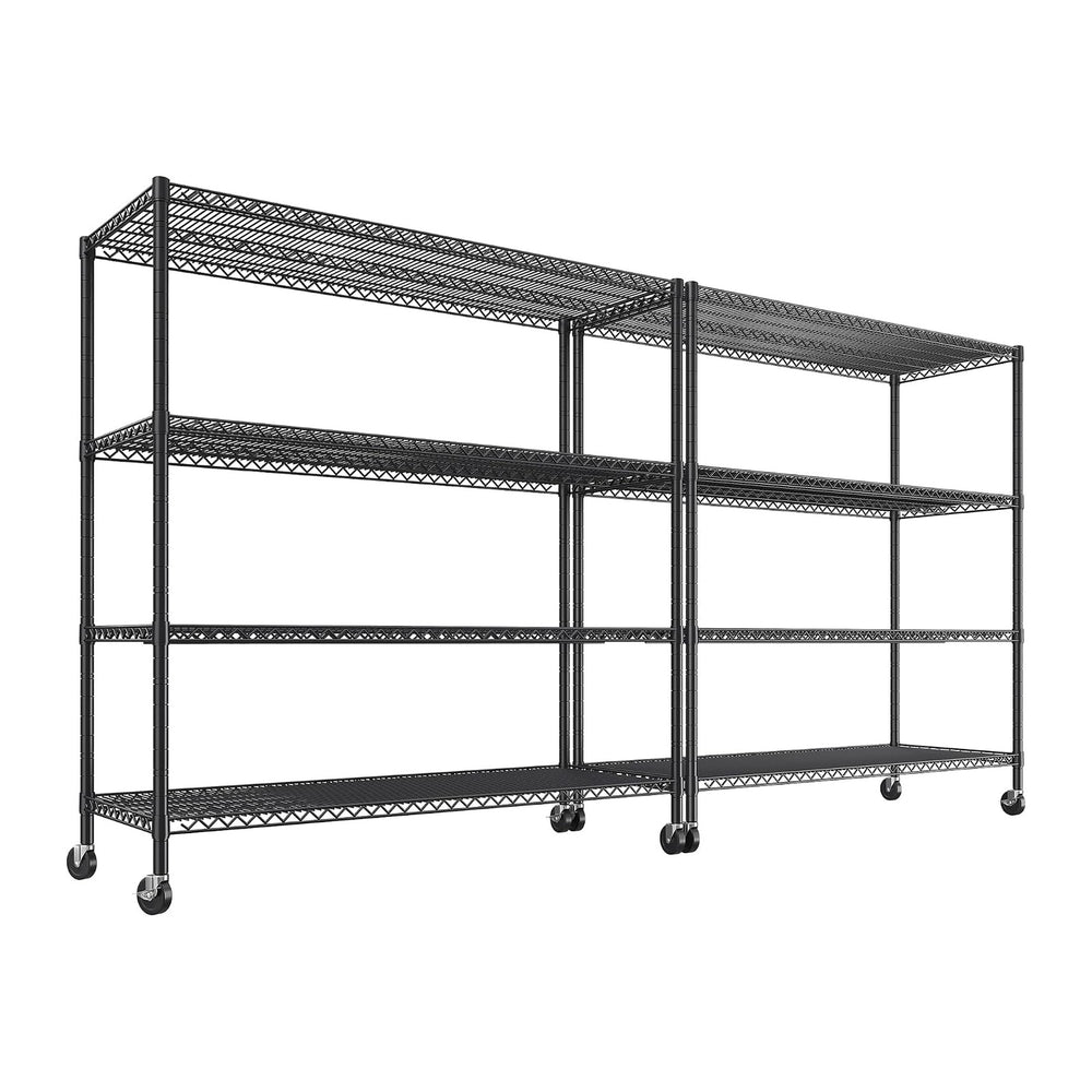 REIBII 55.5''W Storage Shelves 2500LBS Wire Shelving Rack