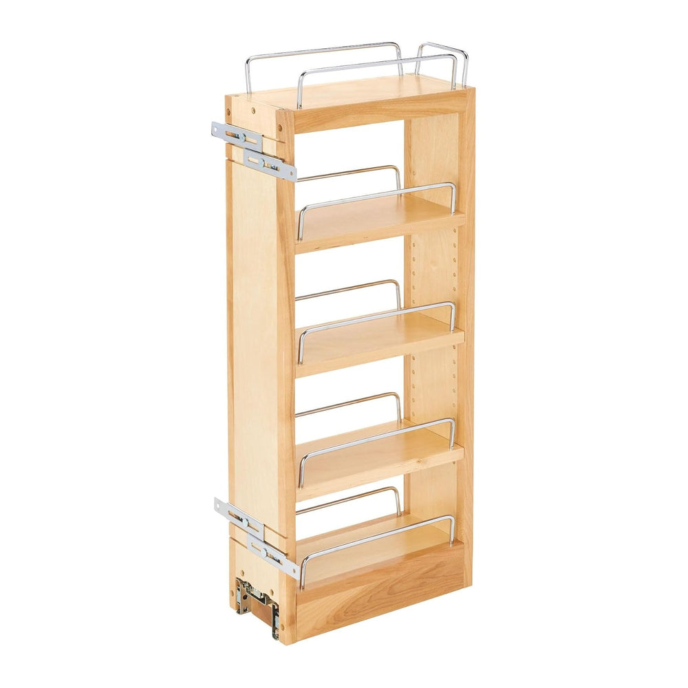 Rev-A-Shelf Maple Pullout Organizer for Wall Kitchen Cabinets, Full Extension...