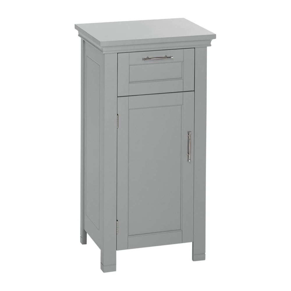 RiverRidge 06-076 Home Somerset Collection Single Door Floor Cabinet, Gray, N...
