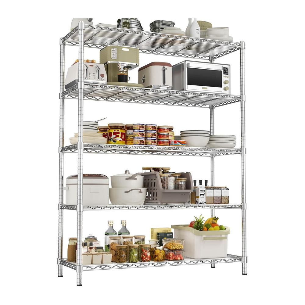 ROOMTEC 5-Tier Wire Shelving Unit,45" W*20" D*72" H,Max Load 2...
