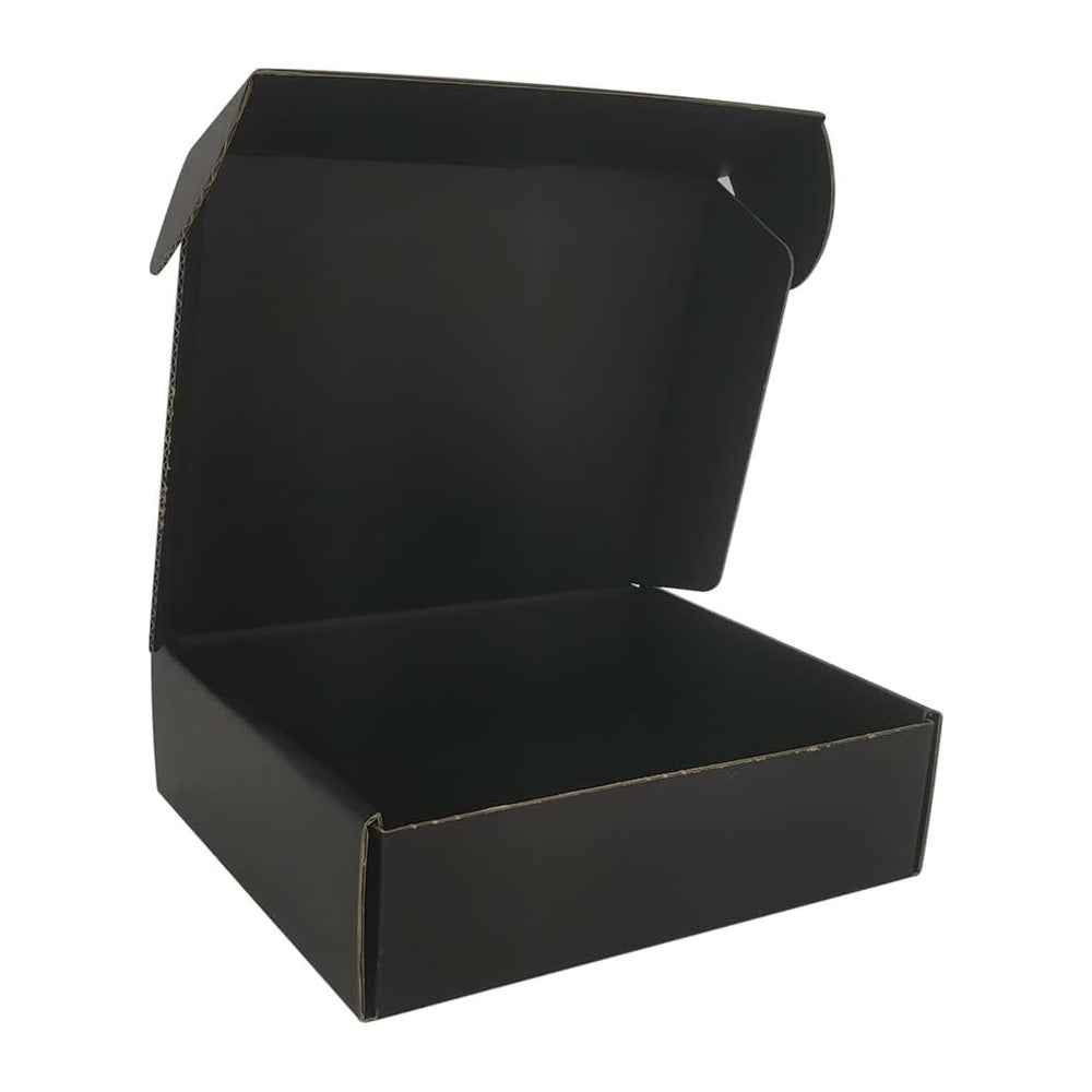 ROTCH 50 Pack 7x6x2'' Small Shipping Boxes Black, Cardboard Corrugate...