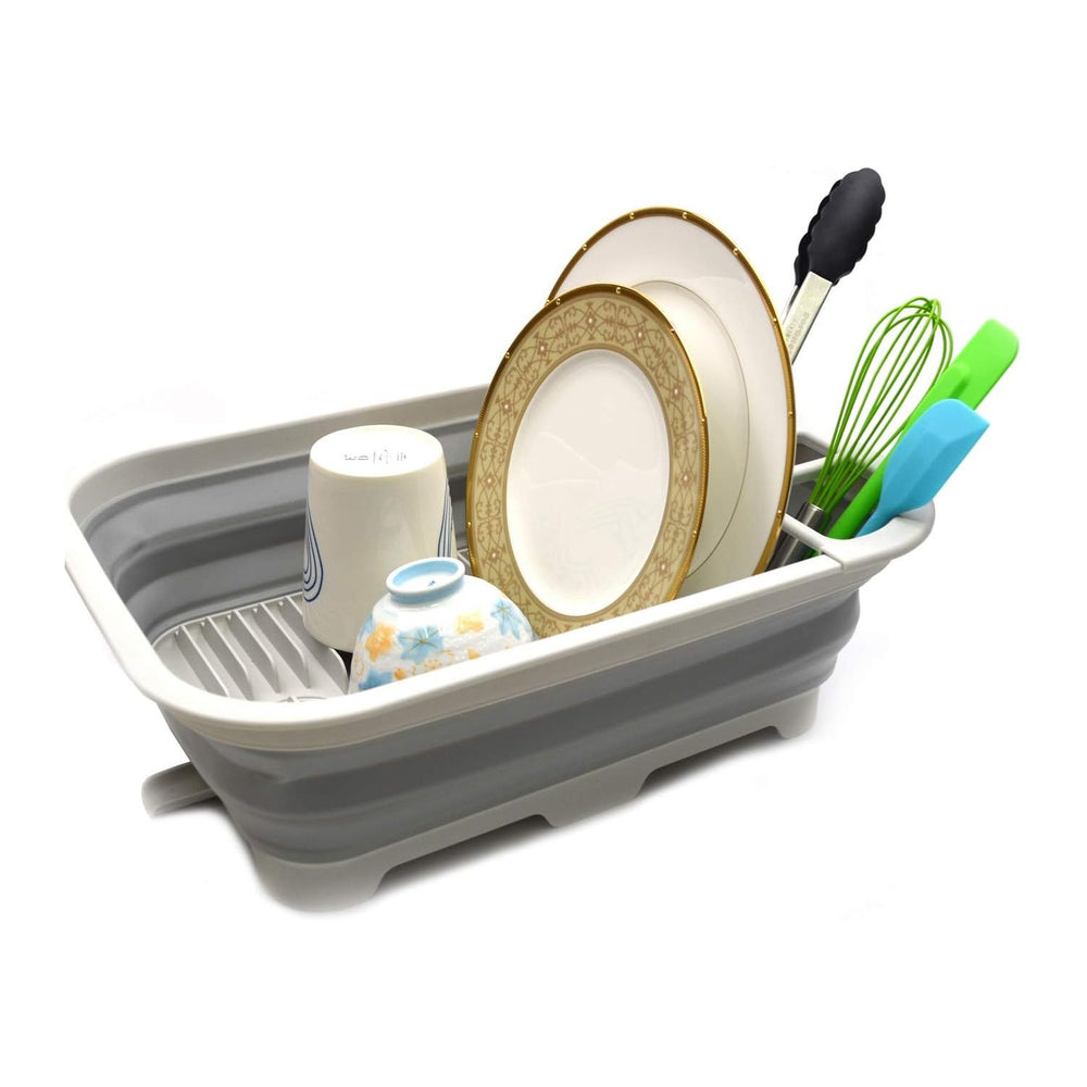 SAMMART 12L Collapsible Dish Drainer