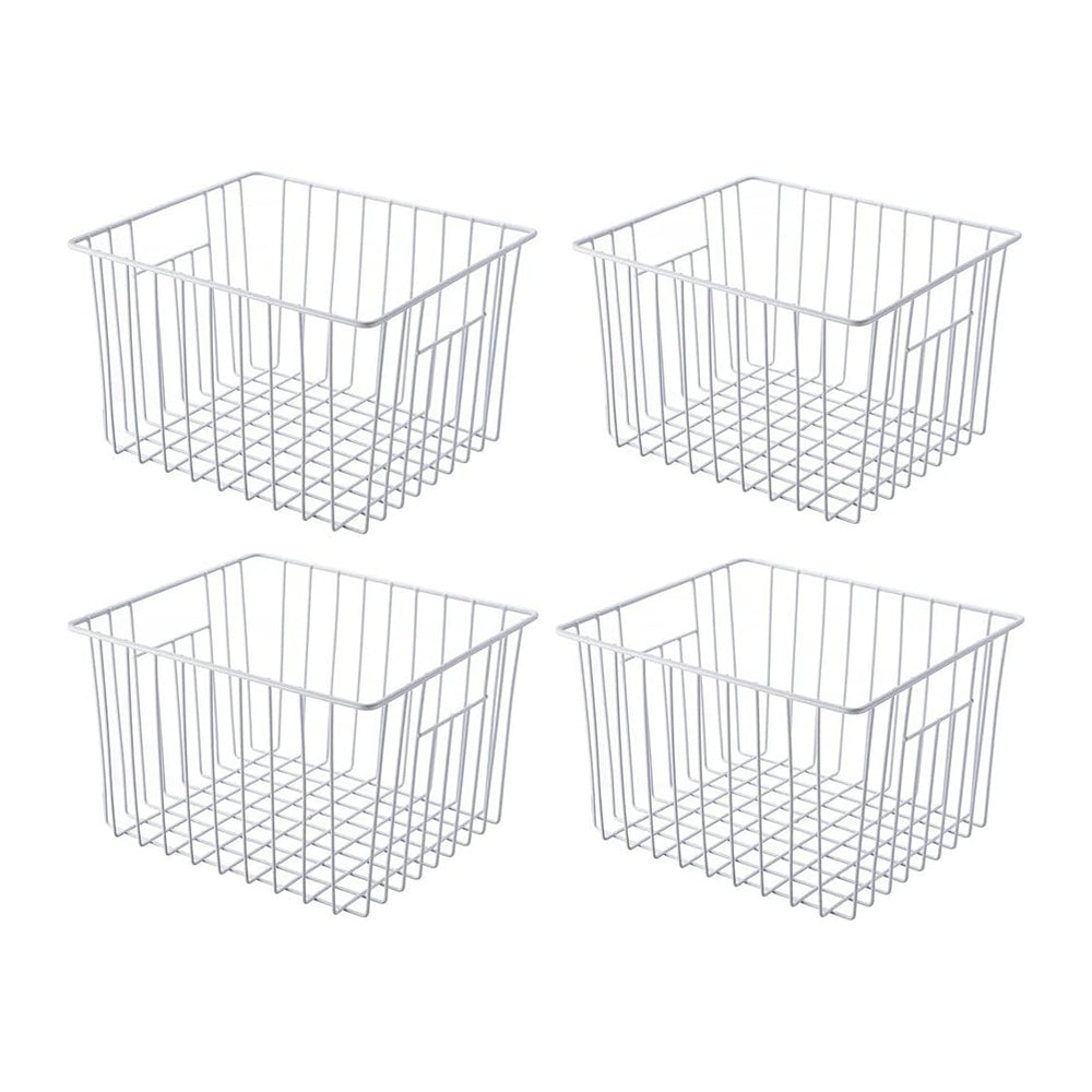 SANNO Freezer Baskets Freezer Wire Storage Basket, Organizer Food Storage Bin...