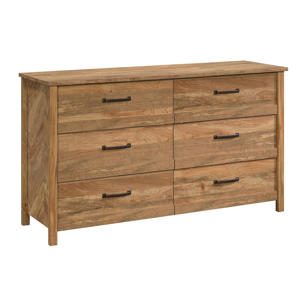Sauder Cannery Bridge 6 Drawer Dresser Bedroom Dresser Chest of Drawers Woode...