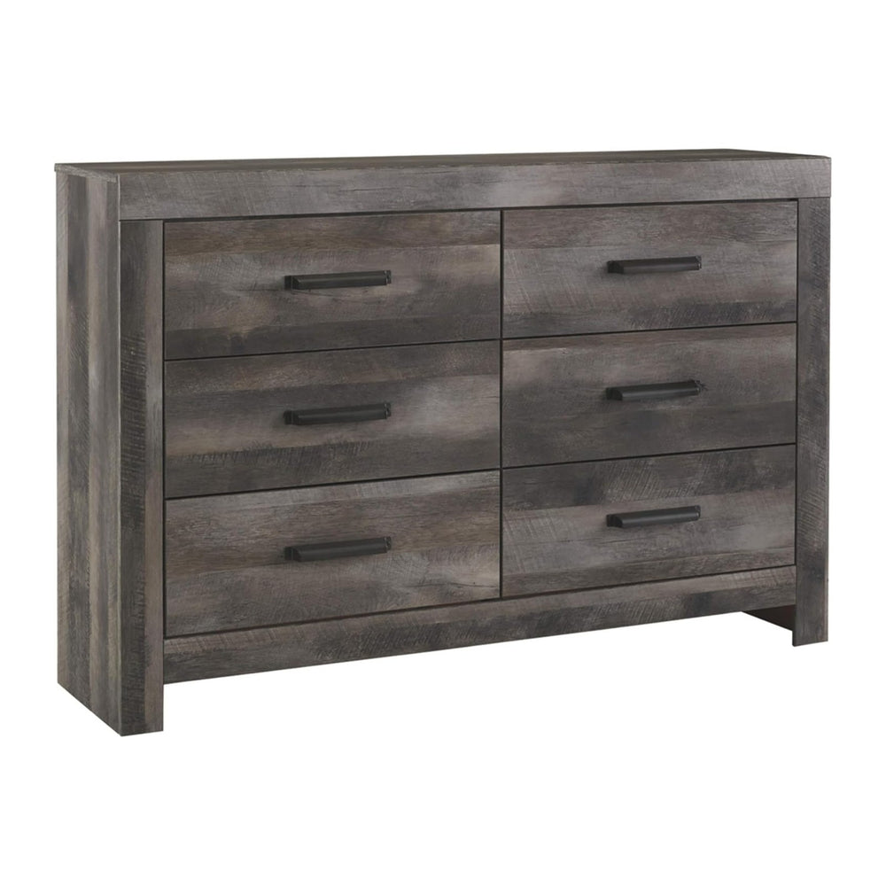 Signature Design by Ashley Wynnlow Wide 6 Drawer Bedroom Dresser, Gray