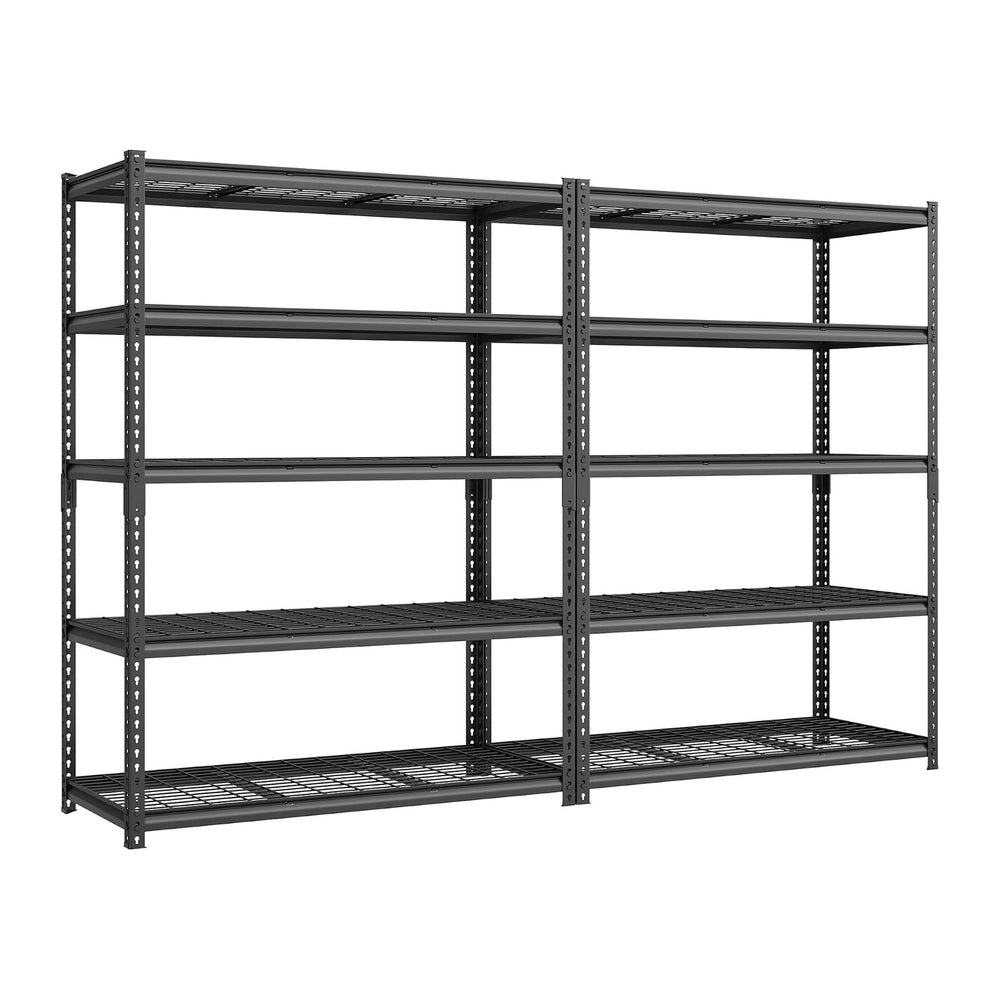 SONGMICS 5-Tier Storage Shelves, Heavy-Duty Garage Shelving, Adjustable